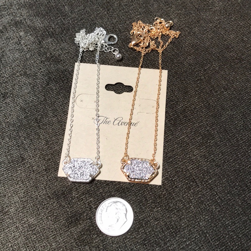 *SOLD* Silver Druzy Quartz Necklace